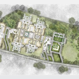 Render architectural plan or masterplan in photoshop